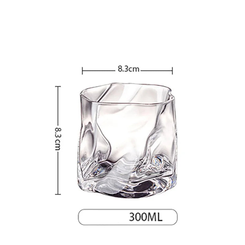 Texturert Whiskey Glass 2-delt Sett Skanto