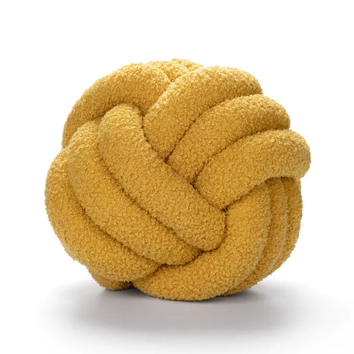 Skanto | Kastepute - Koselig - Håndknyttet ball - Saueskinn
