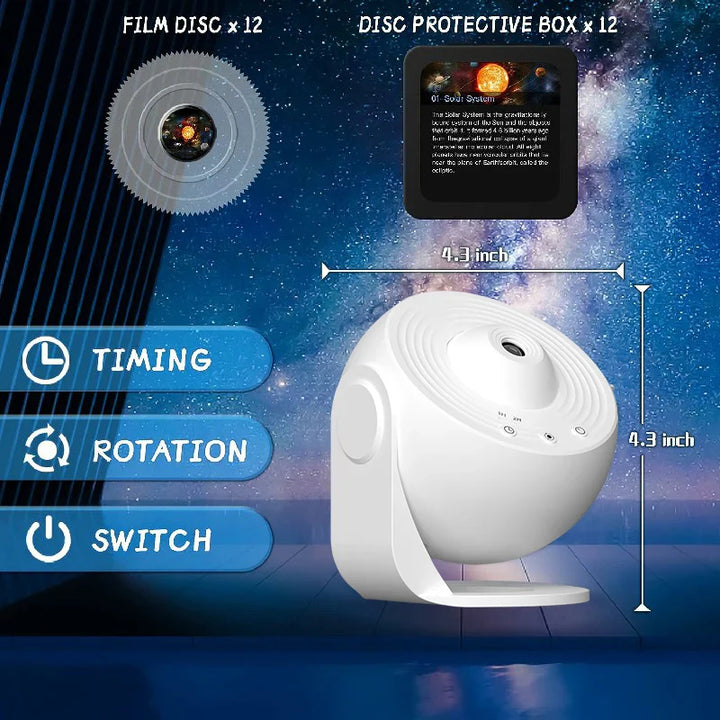 Skanto | 360° Rotere Planetarium Prosjektor Nattlampe