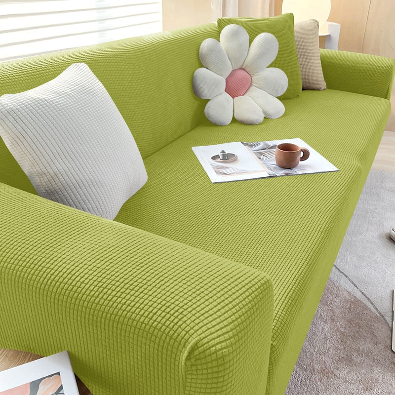 Skanto | FlexiCover Elastisk Sofatrekk – Beskyttelsestrekk for Hjørnesofaer og Standard Sofaer