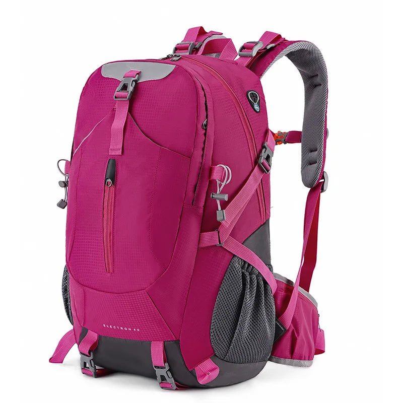 Norvo | Reise ryggsekk TrekVault 40 | 40 L Utendørs ryggsekk med regntrekk | For fotturer, reise og daglig bruk | 31 × 20 × 52 cm