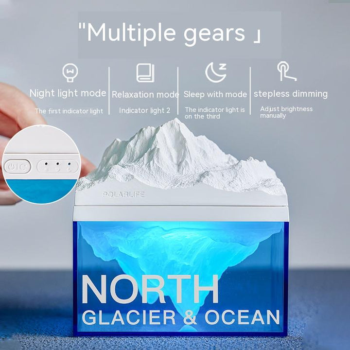 Skanto | Iceberg Aromaterapi Bluetooth Høyttaler Nattlampe