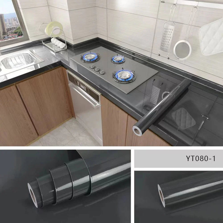 Skanto | Marmor Kjøkken Olje-proof Folie - Selvklebende vanntett Tapet for Komfyr, Benkeplate, Skap, Fliser Renovering