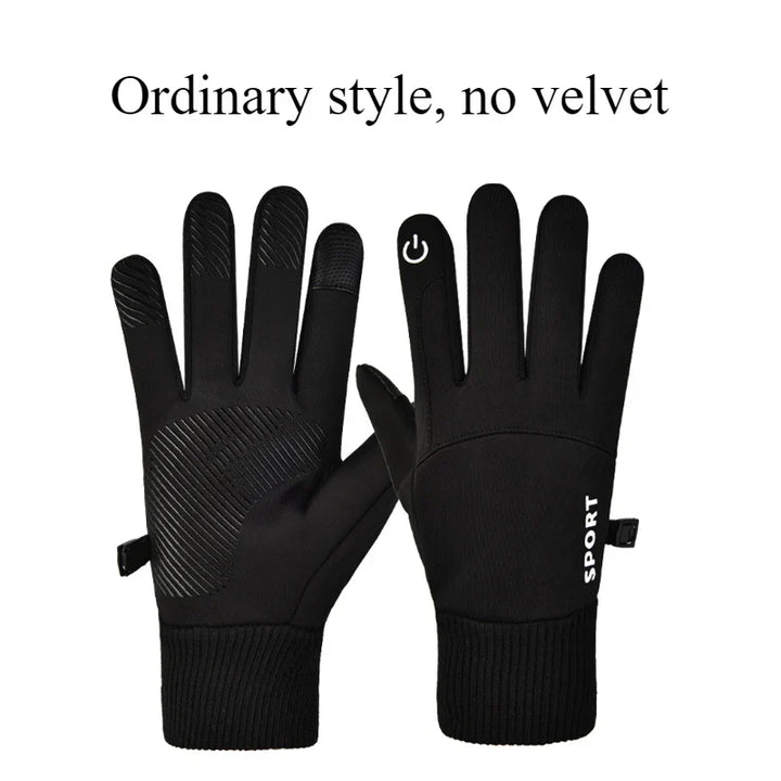 Skanto | GlacioShield Pro Hansker | Vanntette Vinterhansker | Berøringsskjerm & Antiskli | Varm Fleeceforing for Skiing, Sykling & Utendørs