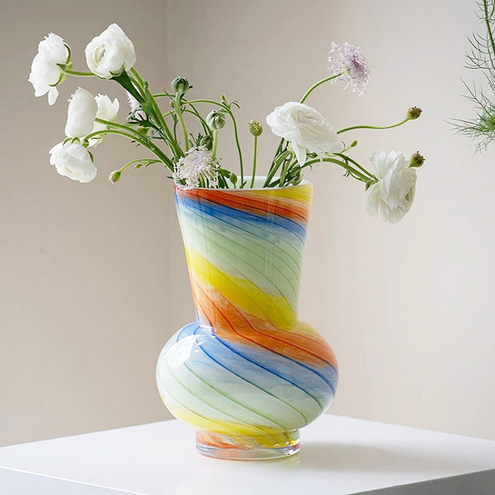 Regnbue Chubby Vase | Skanto