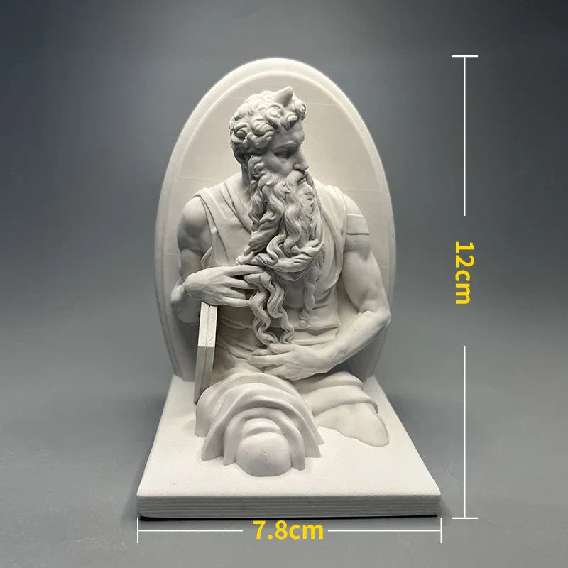 Skanto | Nordisk INS Stil Karakter Gips Statue DIY Malt Skisse Fotografi Rekvisitter Bord Dekorasjoner Hjem Kunst Gips Dekorasjon