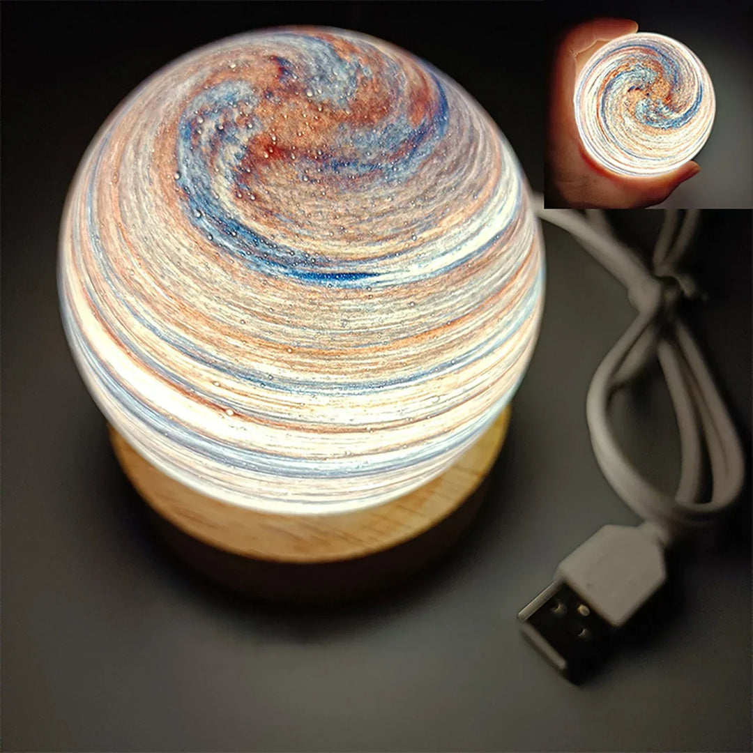 KosmosGlow - 3D Krystallplaneter Nattlampe | Skanto