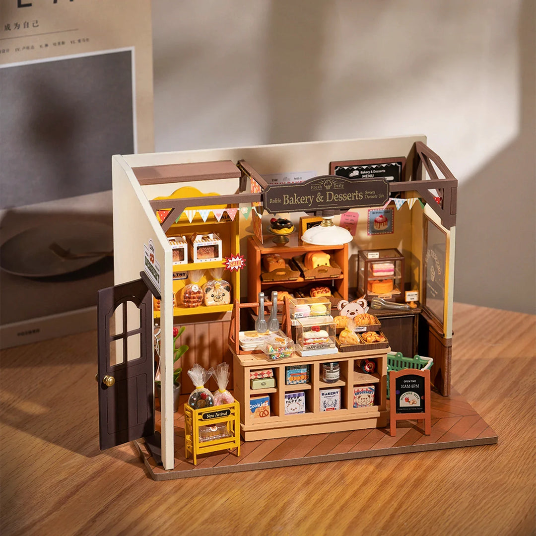Miniatyr Kafé Tre AssemSkantoy DIY Bakeri Sett | Skanto