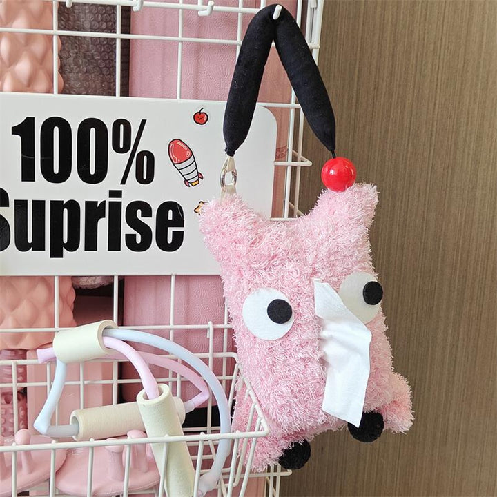 Fluffy Face Tissue Holder | Skanto