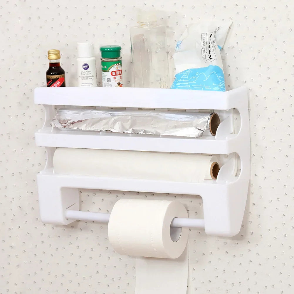 MultiFix 4-i-1 Kjøkkenrulleholder Skanto