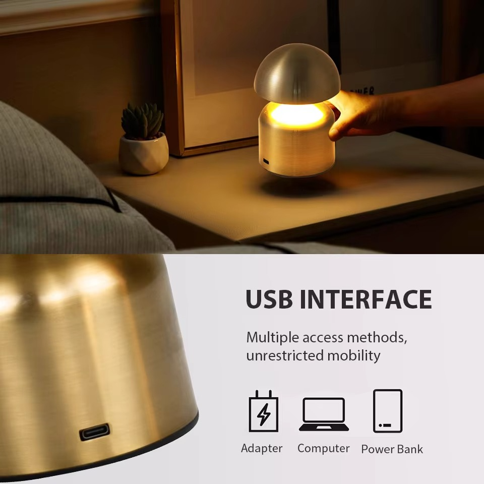 Skanto | Allsidig LED Berørings Nattbordlampe - 3-Farge Dimmbar Nattlys