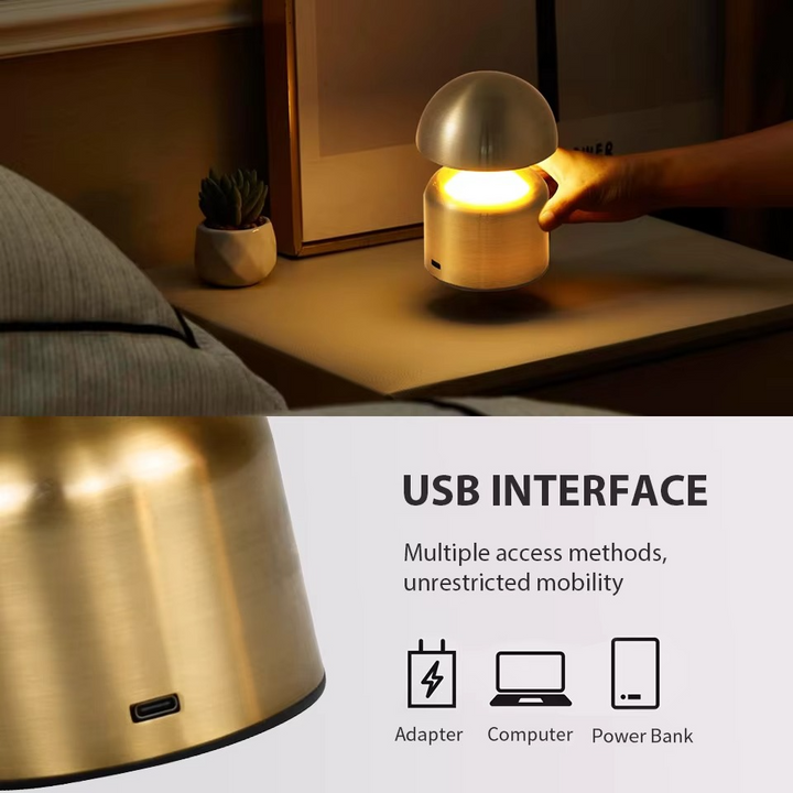 Skanto | Allsidig LED Berørings Nattbordlampe - 3-Farge Dimmbar Nattlys