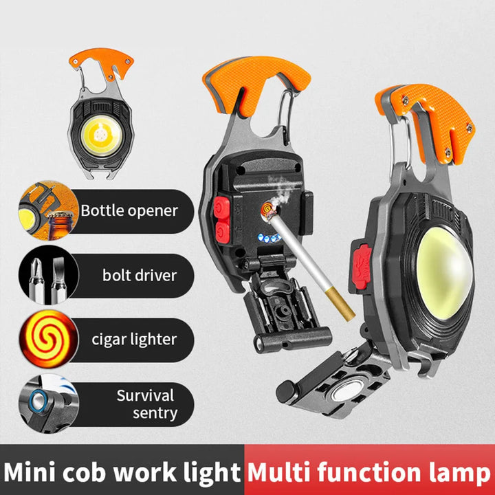 Skanto | Multifunksjonell Nøkkelring LED Lampe
