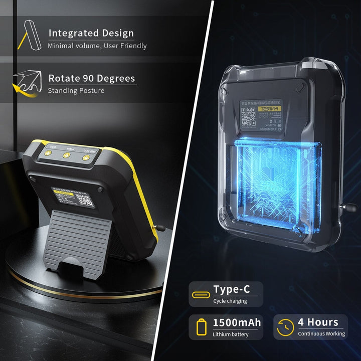 2-i-1 Volt Sjekk Digital Kompakt Transistor | Skanto