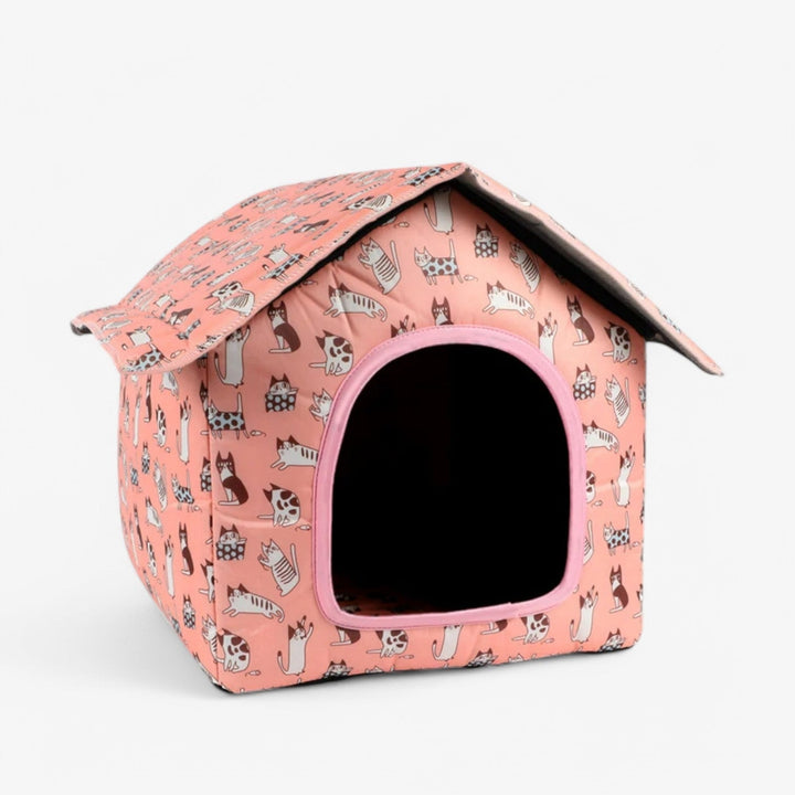 Skanto | Værbestandig Dyrehus "CozyNest" for katter og små hunder