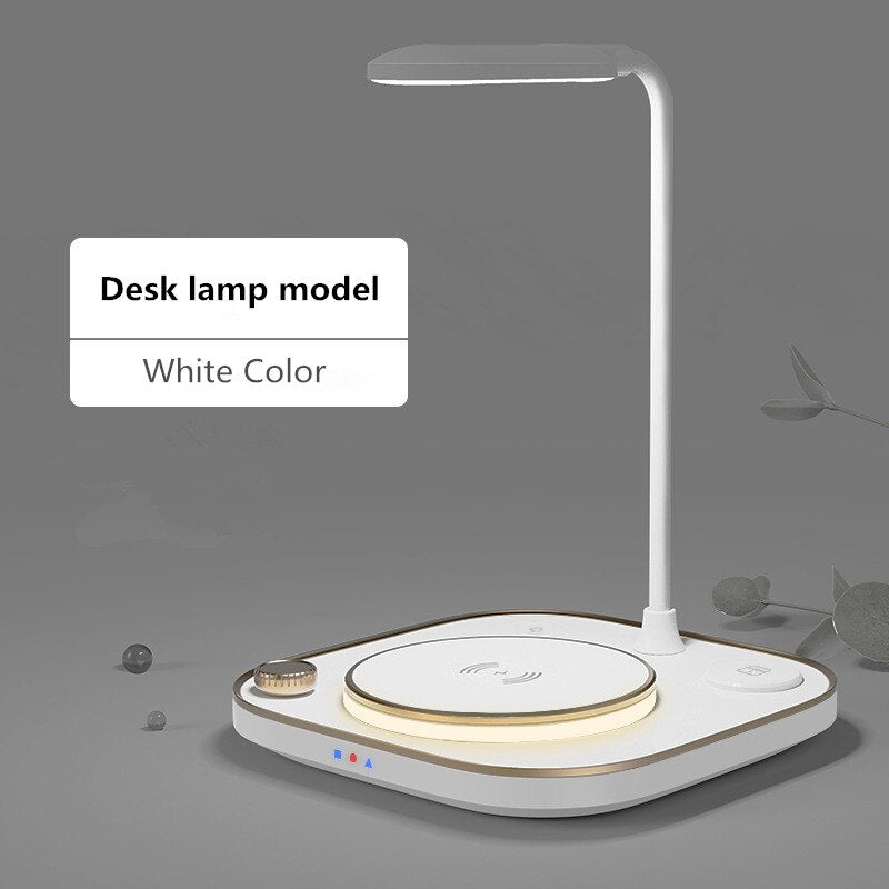 Skanto | Glow Trådløs Lader Stasjon LED Skrivebords Lampe