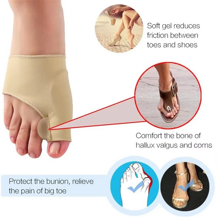 Skanto | Orthopedisk tåseparator og hallux valgus-korrektor for smertelindring og fotjustering
