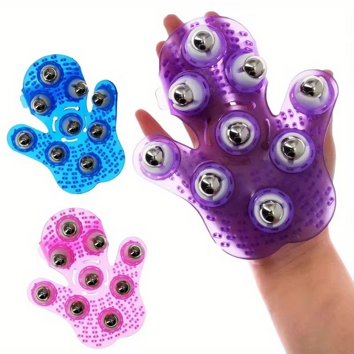 Skanto | Håndholdt rollerball massasjeglove for muskelavlastning og avslapning