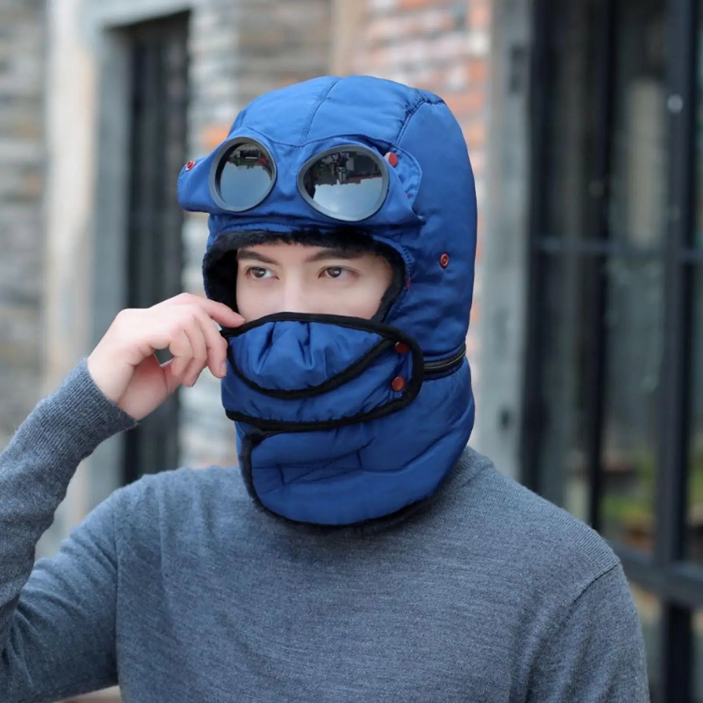 Norvo | Polar Vision Termisk Vindbeskyttende Ansiktshatt | Varm og Komfortabel