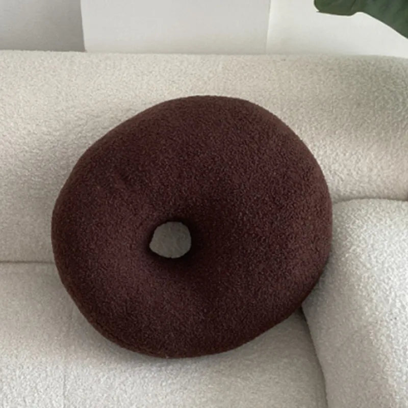 Nordic Bouclé Abstrakt Putefor – Minimalistisk Plysjpute | Skanto