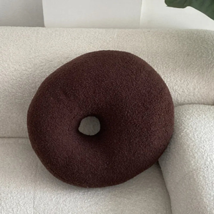 Nordic Bouclé Abstrakt Putefor – Minimalistisk Plysjpute | Skanto