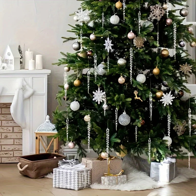 Skanto | WinterGlans | Premium Krystallklare Juledekorasjoner Sett