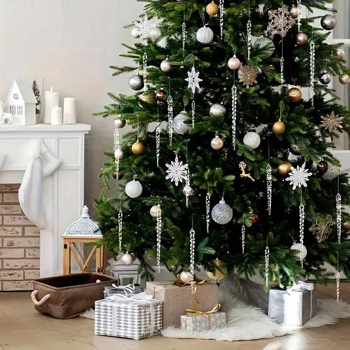 Skanto | WinterGlans | Premium Krystallklare Juledekorasjoner Sett