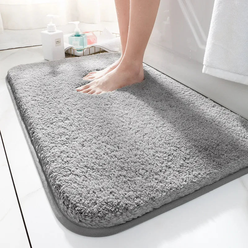 SoftStep Luxe Badmatte – Ekstra Tyk Mikrofiber Mat med Antiskli og Høy Absorpsjon | Skanto