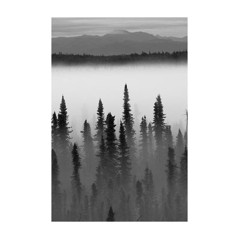 Northern Wilderness Eagle Deer Landscape Wall Art Fine Art Canvas Prints Pictures For Living Room Dining Room Nordic Home Decor | Skanto