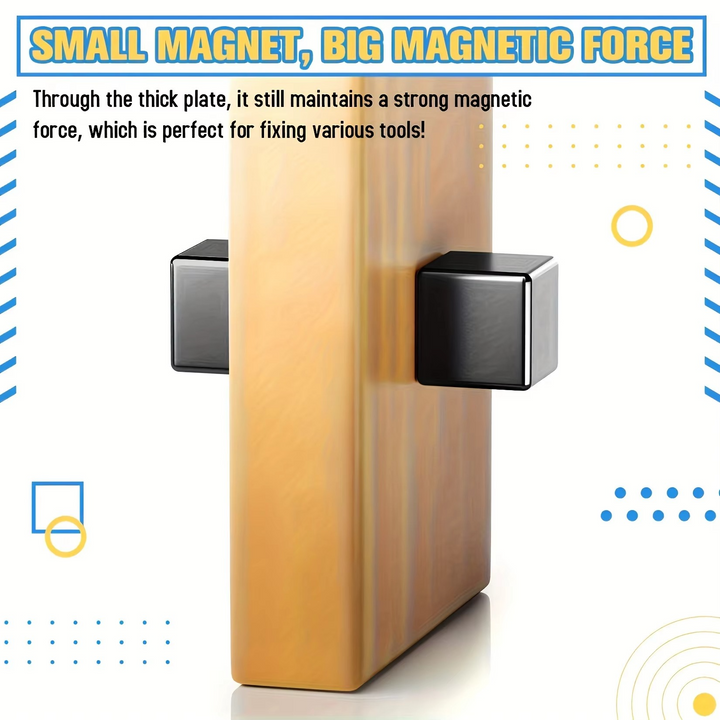 Skanto | Premium Multi-Use Square Magneter med Eksepsjonell Styrke