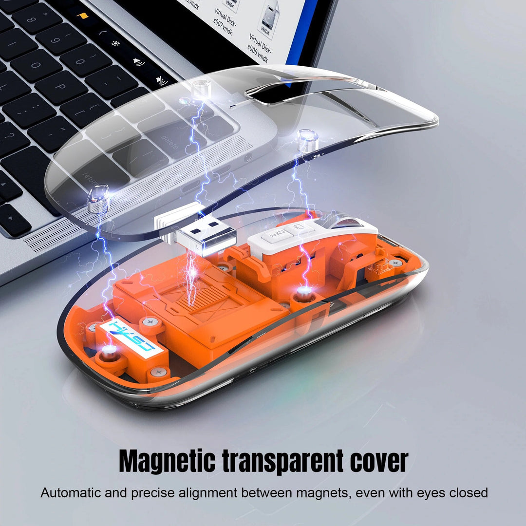 Skanto | Transparent Trådløs Bluetooth Mus