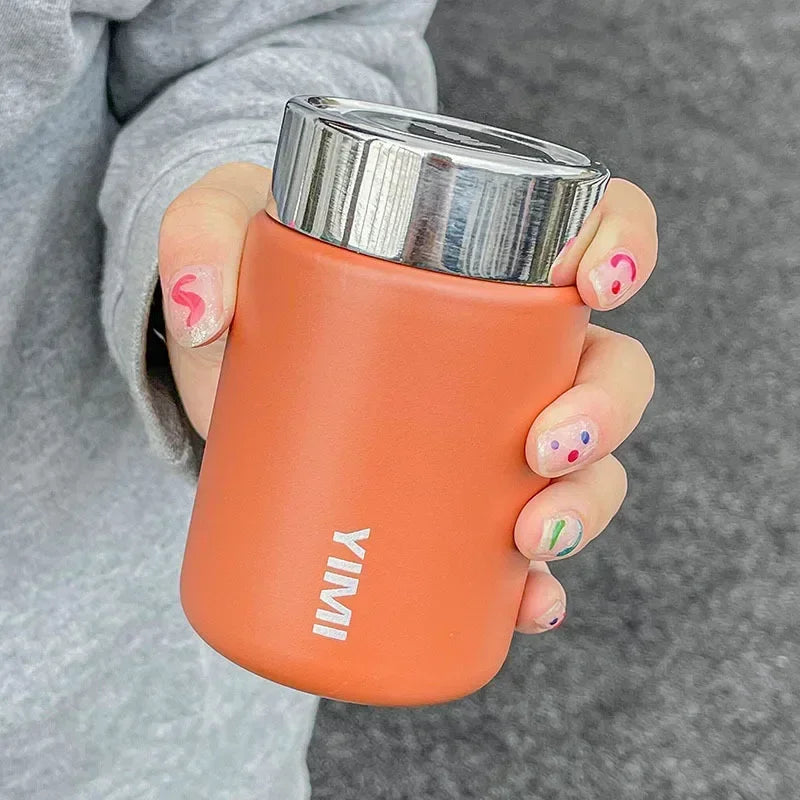 Skanto | 230ml Mini 316 Rustfritt Stål Bærbar Termos - Pocket Vakuumflaske
