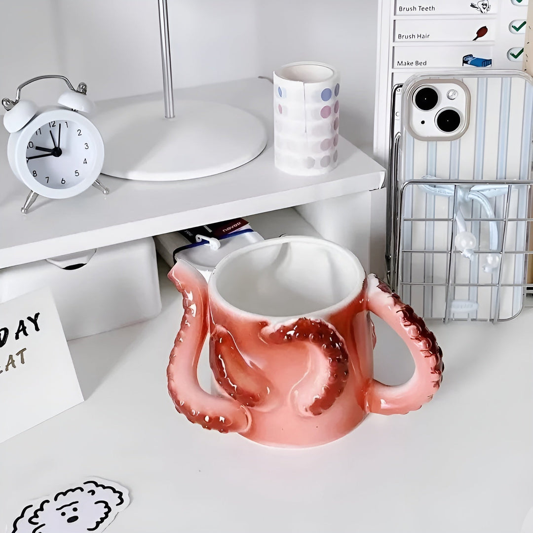 Skanto | Blæksprutte Tentakel Keramikkaffekopp