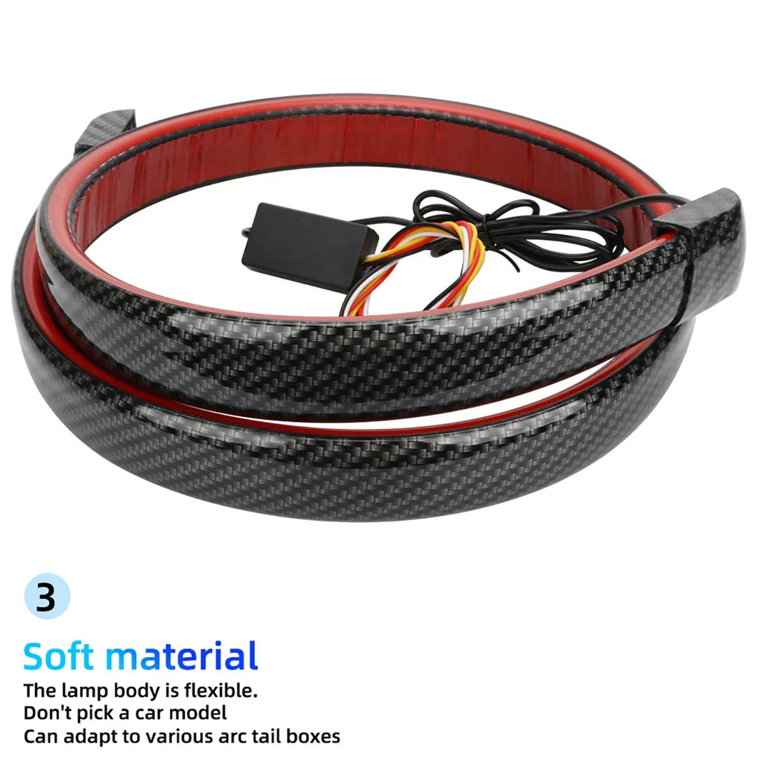 Skanto | Karbonfiber Bil LED Spoiler Lyslist
