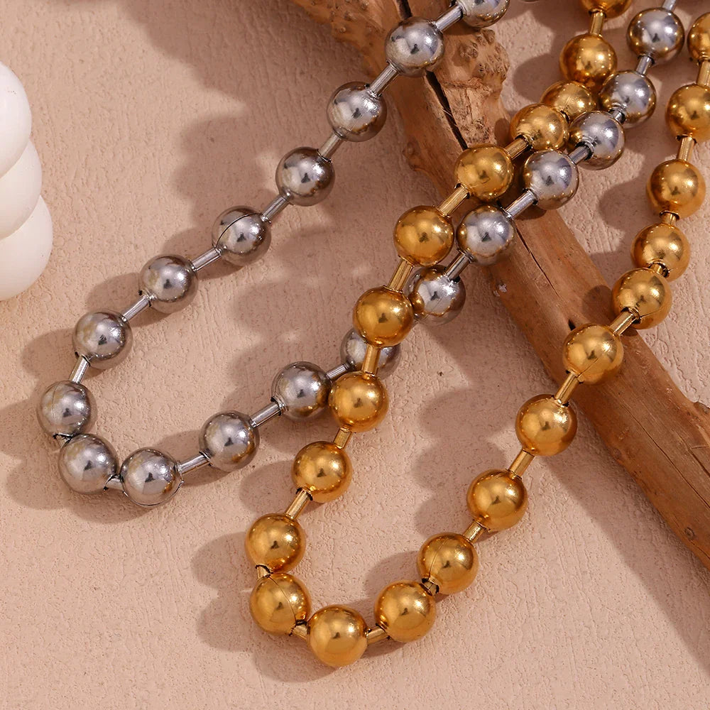 Skanto | 18k Klassisk Chunky Perlekjede