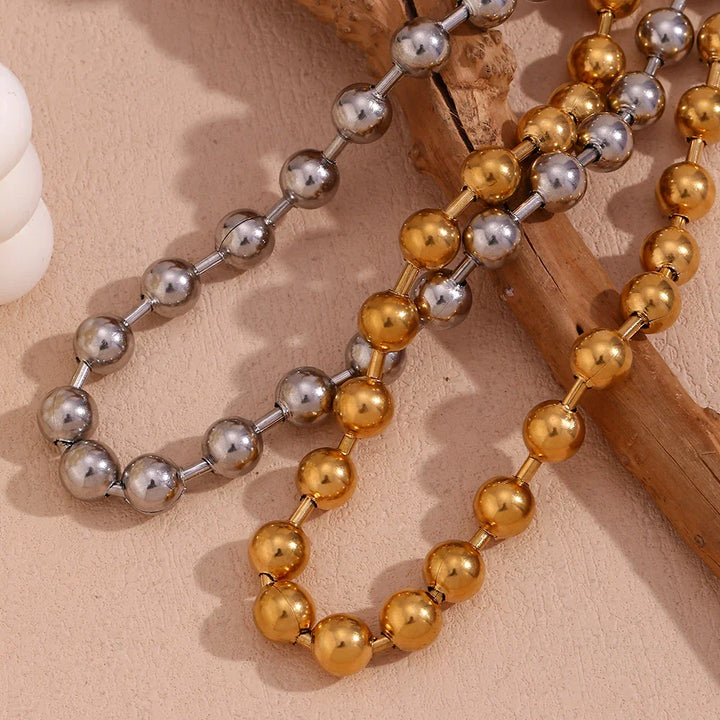 Skanto | 18k Klassisk Chunky Perlekjede