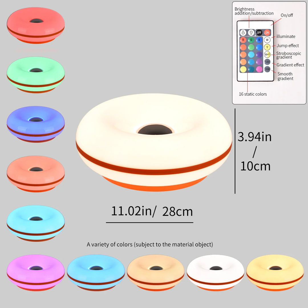 Skanto | AURORA GLO LED-lampe | RGB16 og trinnløs dimbar | Berøring og fjernkontroll | USB