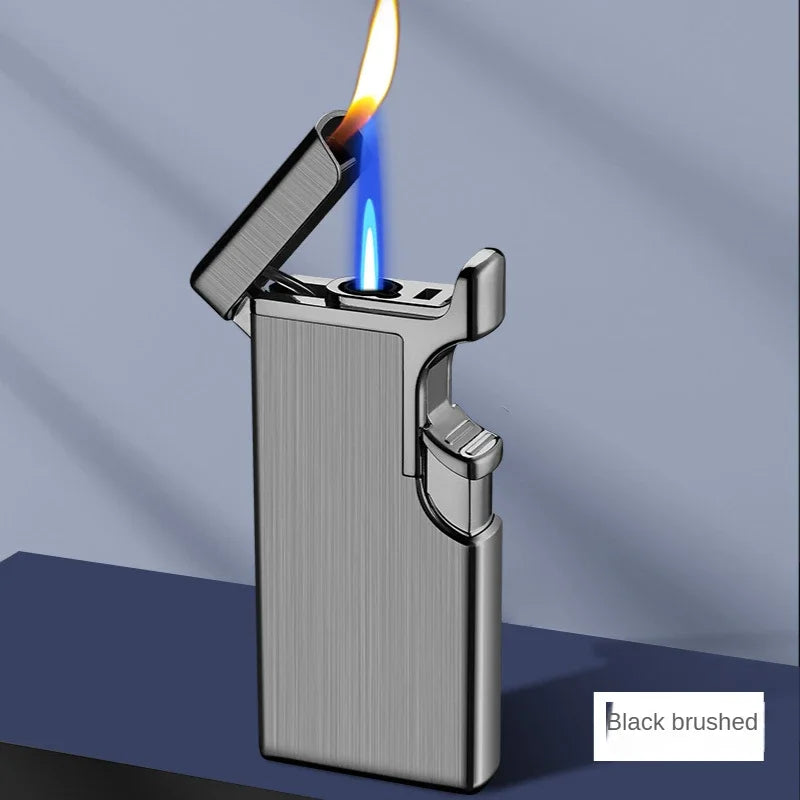 Metal Double Fire Jet Butane Lighter | Skanto
