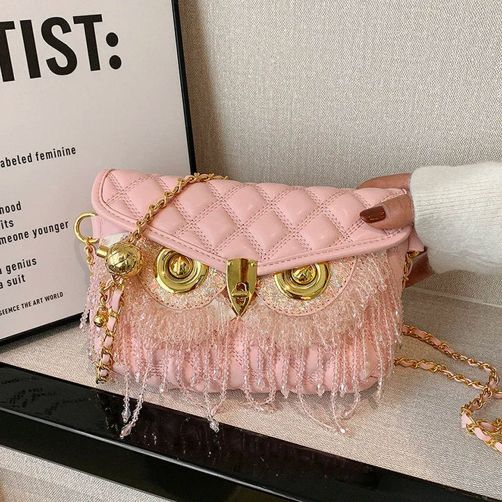 Skanto | Night Owl Glitter Skulderveske