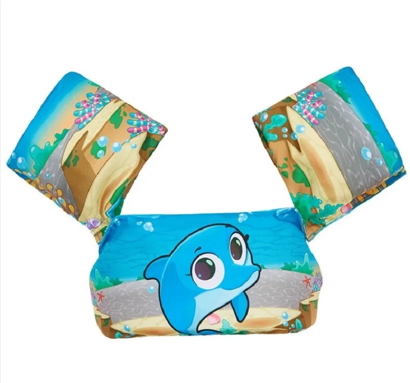 Norvo | FLOTTY Barn Svømmehjelp | Redningsvest med Armering | Justerbar Dobbel Spenne | For Barn opp til 25 kg