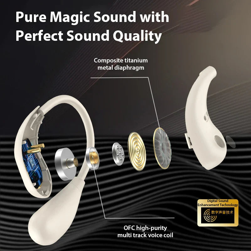 Skanto | Bone Conduction Bluetooth Touch Control Ørepropper