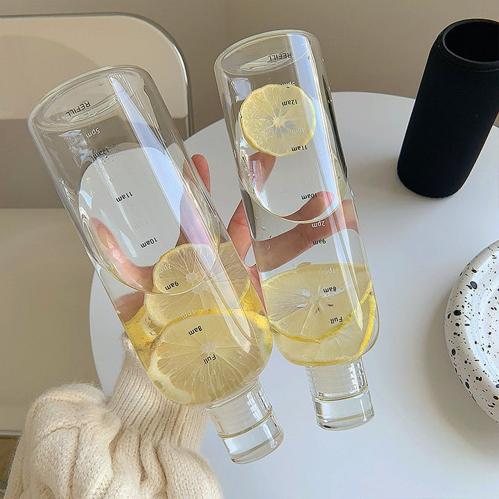Skanto | Time Scales varmebestandig glass vannflaske