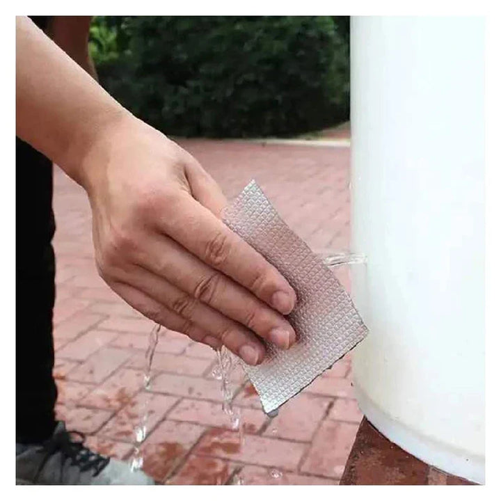 Skanto | Varmebestandig vanntett tape - Aluminiumfolie tykkere butylbånd for vegg-, basseng-, takfyllingsreparasjon - selvklebende duct tape