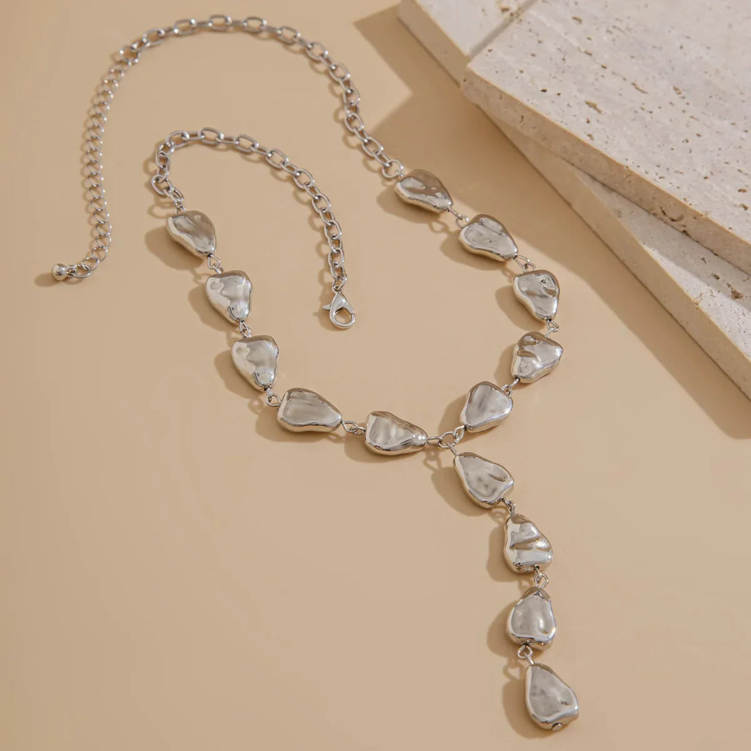 Skanto | Moderne stein inspirert lariat-halskjede
