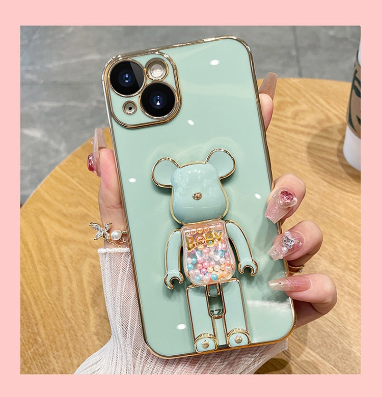 Skanto | Bear Lover Fargerik 3D Dukke Telefondeksel
