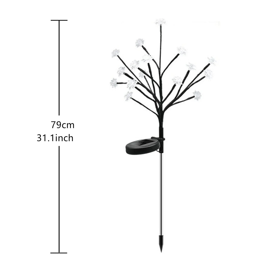 Sakura Tree Solar Flower Pathway Utendørs Lys | Skanto