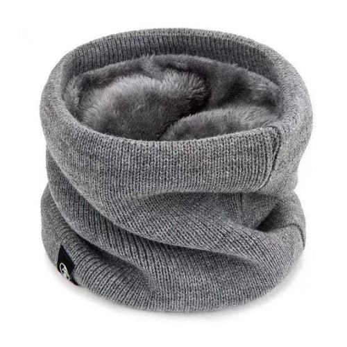 Skanto | ThermoKnit Pro | Varmer strikket skjerf med fleecefôr | Vindbestandig & Pustende | Justerbar multifunksjonell nakkebeskyttelse for kvinner & menn