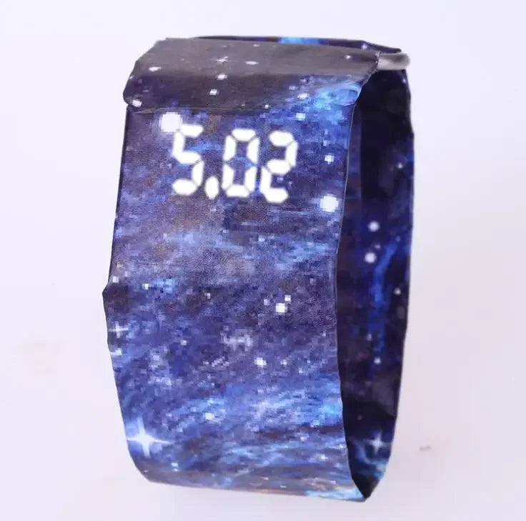 Skanto | Trendy Wrap Digital Paper Watch