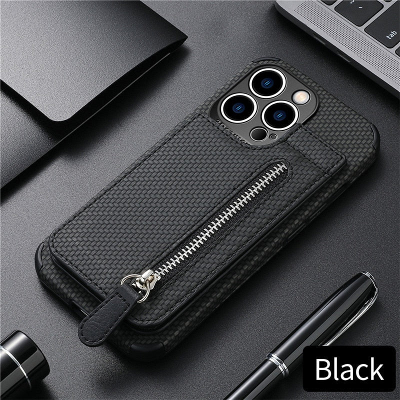 Skanto | Zip Zip Elegance Lommebok iPhone Etui