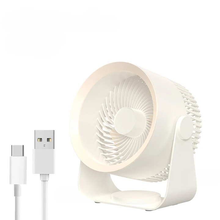 Skanto | Multifunksjonell Elektrisk Vifte Sirkulator med 4000mAh Batteri – AirFlex
